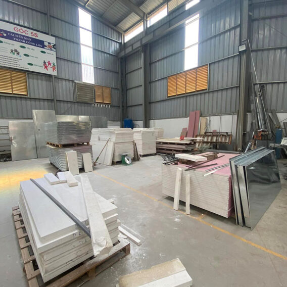 Xưởng sản xuất cửa thép chống cháy